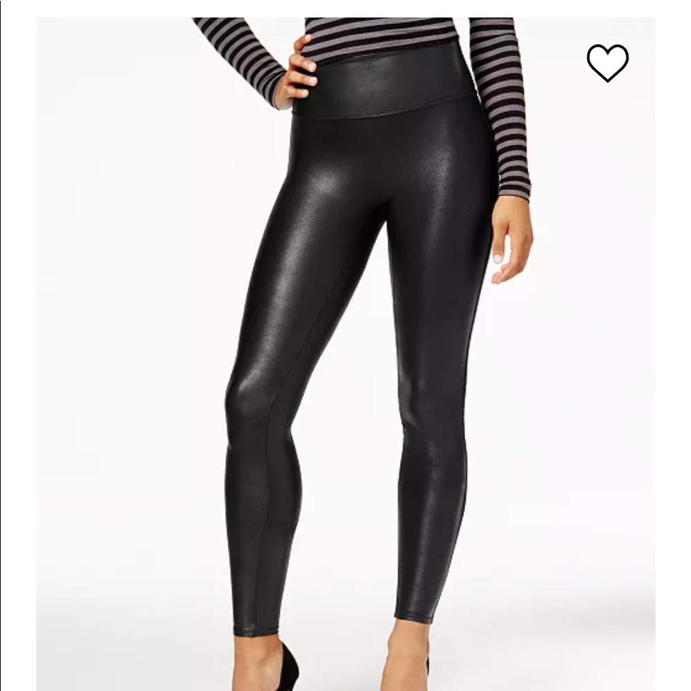 Spanx Faux leather leggings XL